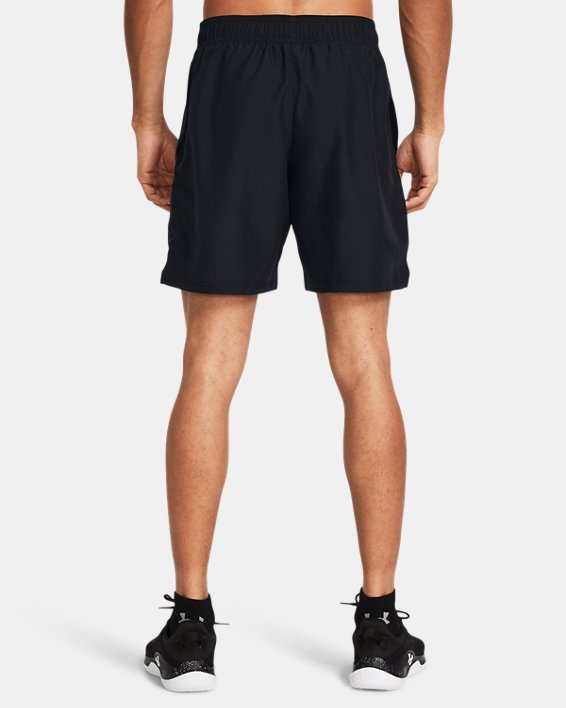 Men's UA Tech™ Woven Wordmark Shorts, Black, pdpMainDesktop image number 1